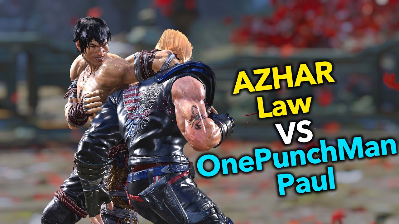 AZHAR (Law) Vs OnePunchMan (Paul) Peak Aggression-Tekken 8