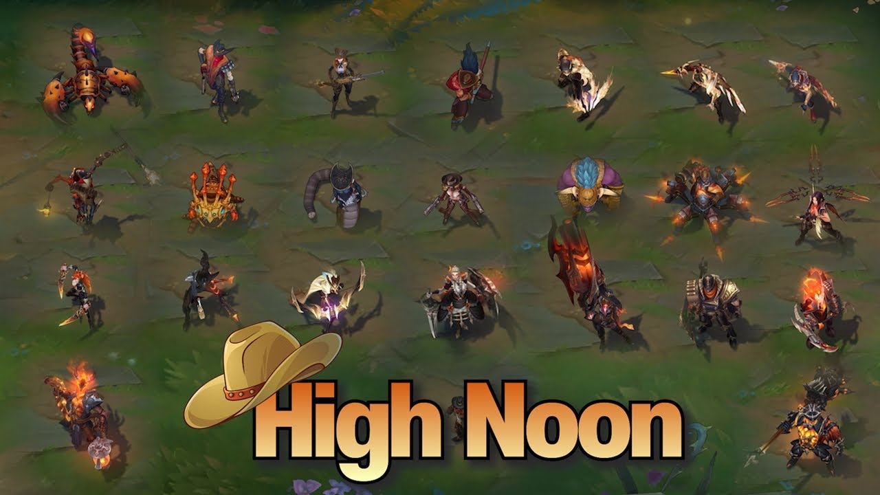 롤 하이눈 스킨 모음! [All High Noon Skins - League of Legends]