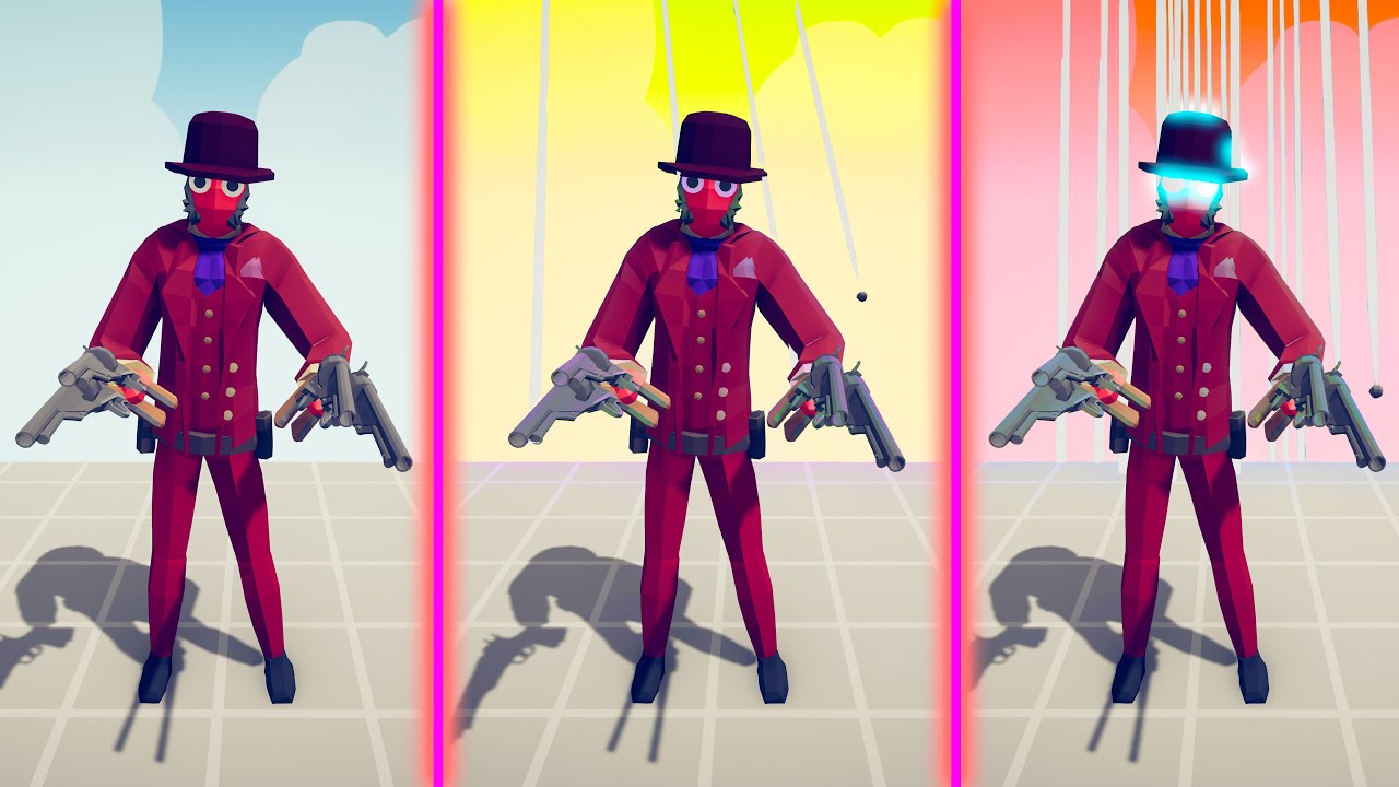 EVOLUTION OF GUNSLINGER - Totally Accurate Battle Simulator TABS