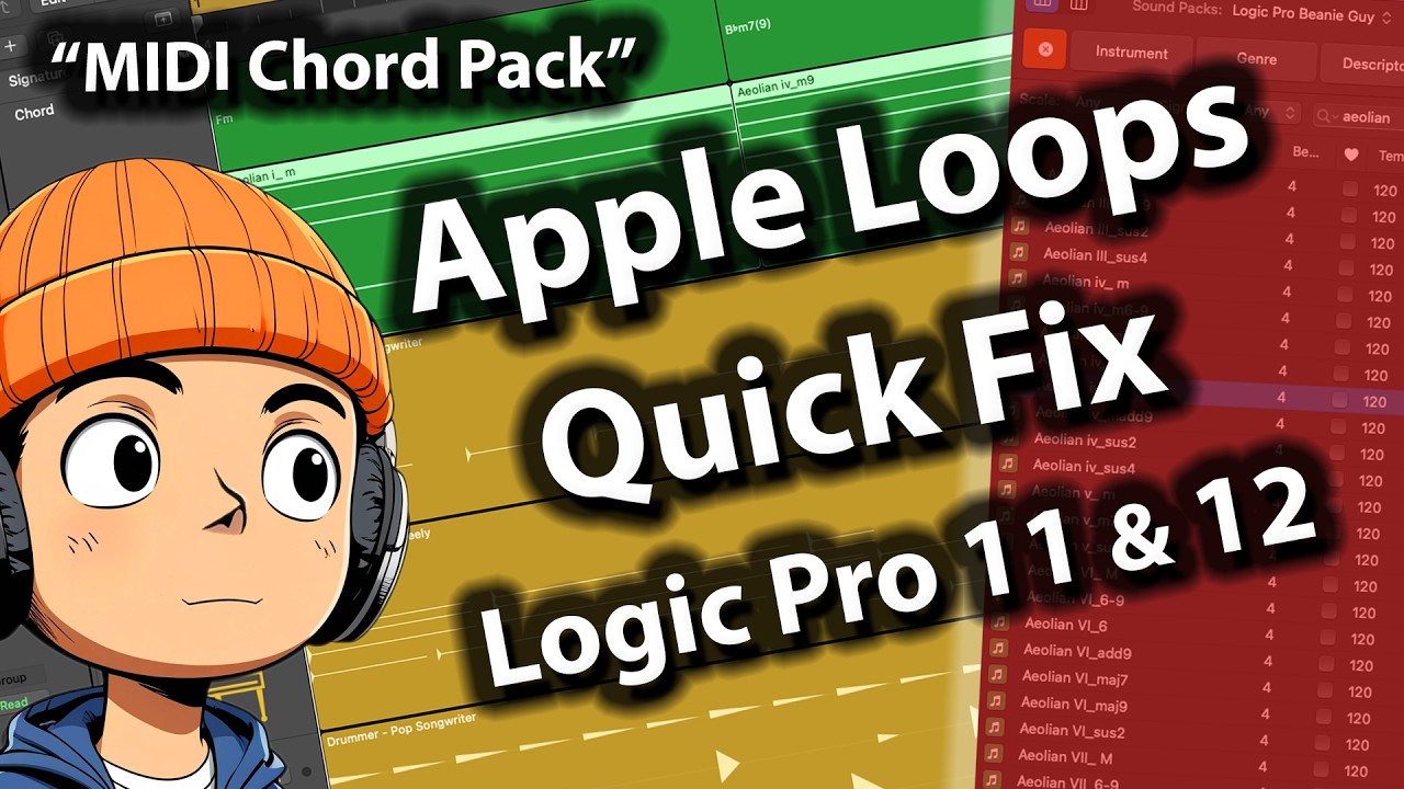 Apple Loop Chord Pack NOT Working? (Logic Pro 11 & 12 FIX)