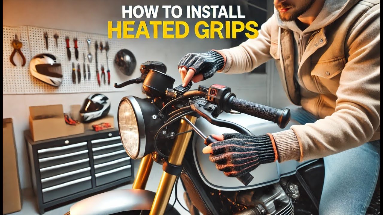 How to Install Oxford Grips on the CB125F