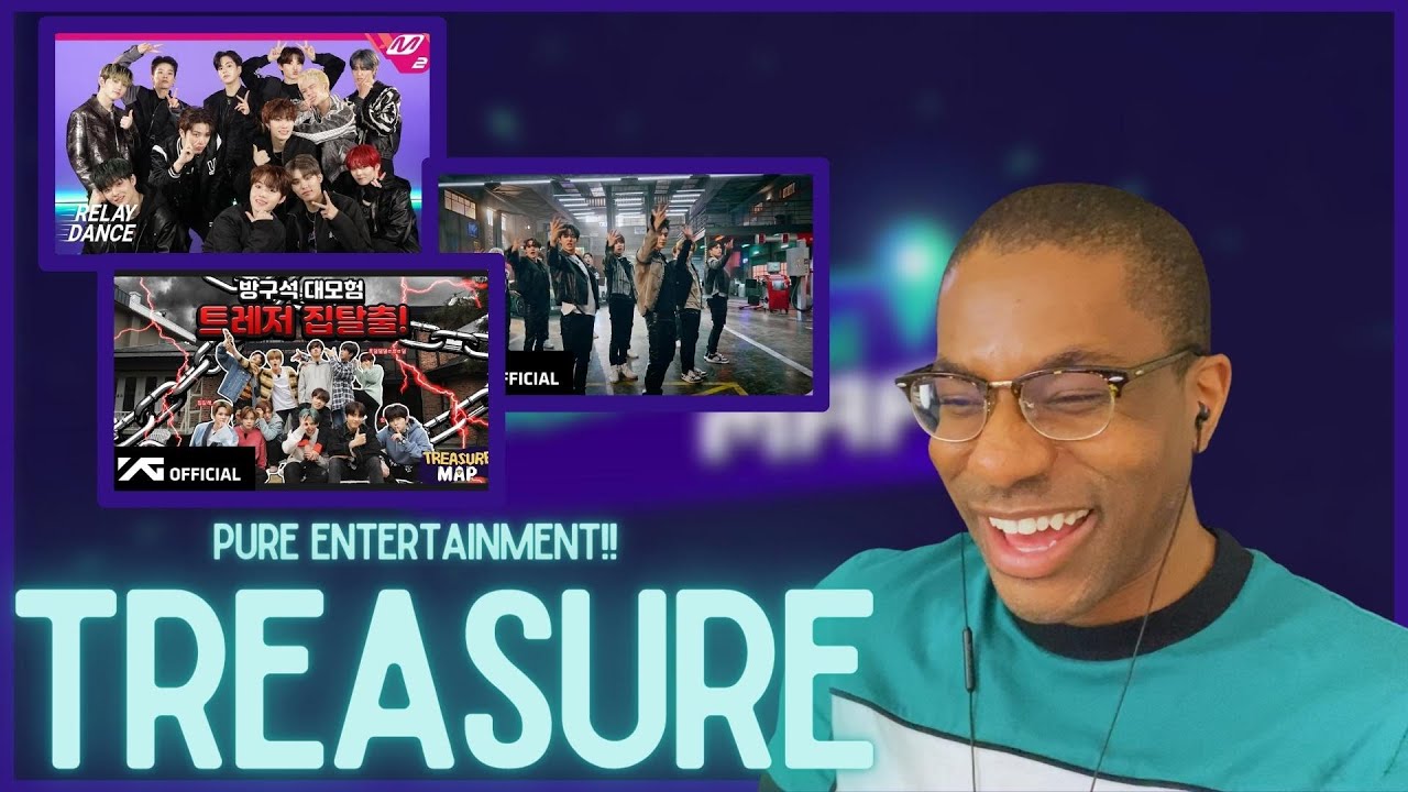 TREASURE | Treasure Map EP 12 & 'JIKJIN' Performance Vid, Relay Dance REACTION | Pure entertainment