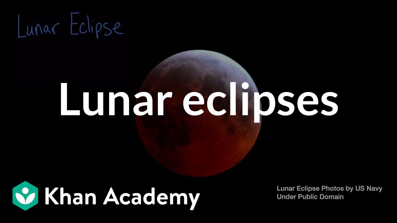 Lunar eclipses | The Earth-sun-moon system | Middle school Earth and space science | Khan Academy