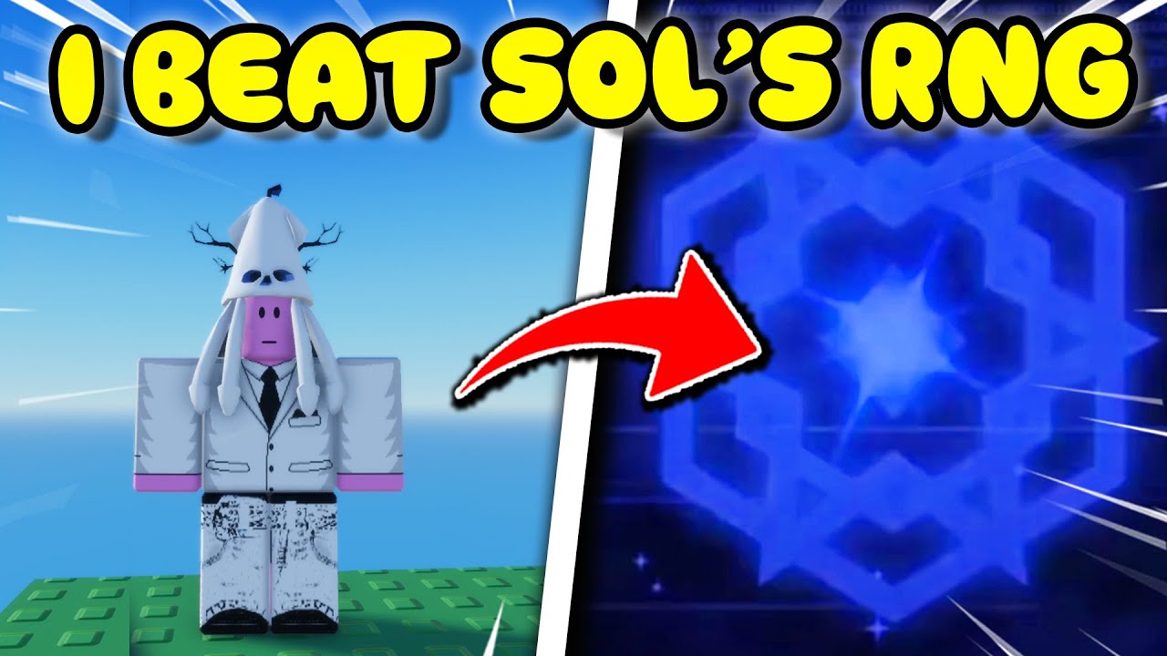 I Finally BEAT Roblox SOL'S RNG...