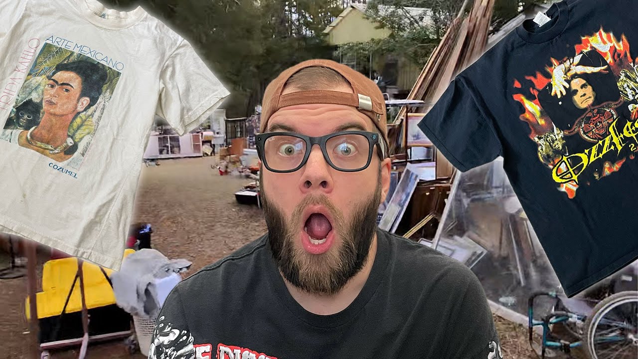 I Found Over $1,000 Worth Of Vintage Shirts (Thrifting POV)