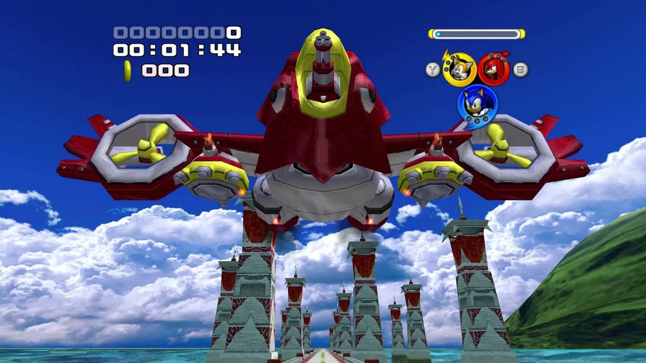 Test de capture PC - Sonic Heroes en 16/9, en 1080p et à 60fps