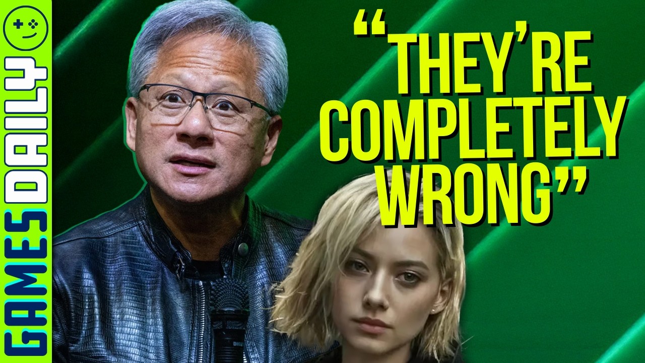 NVIDIA CEO on Haters: ‘They’re completely wrong’ - Kinda Funny Games Daily LIVE 03.18.26