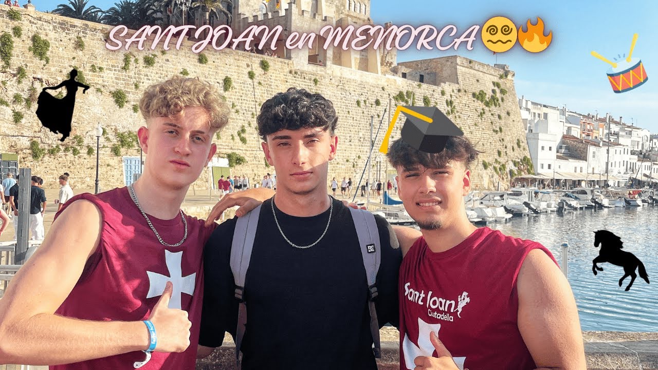 VIAJE de FIN de BACHILLER a MENORCA 🏝️🔥 | SANT JOAN 2025