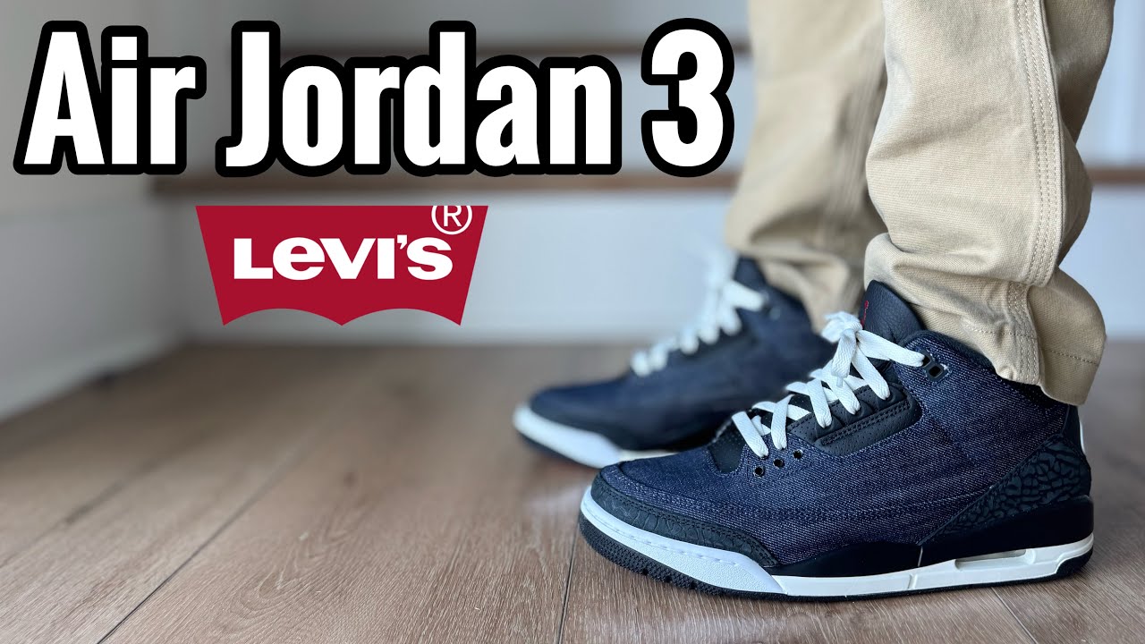 Air Jordan 3 x Levi’s Indigo Blue Denim Review & On Feet 