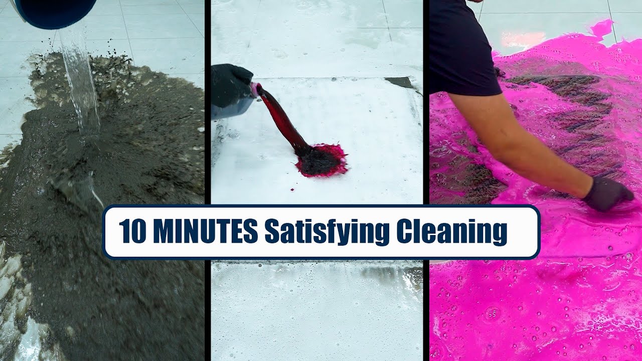 10 minutes Satisfying CARPET Cleaning