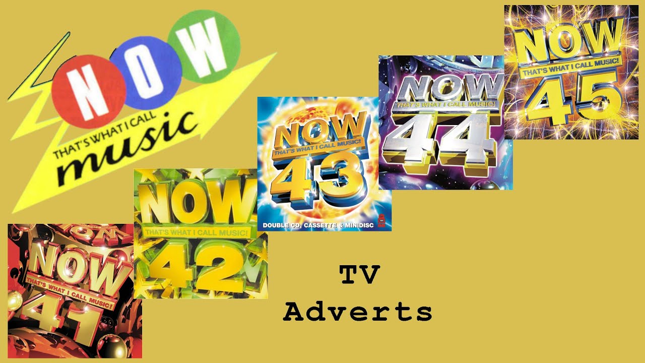 NOW that's what I call music 41-45 TV adverts