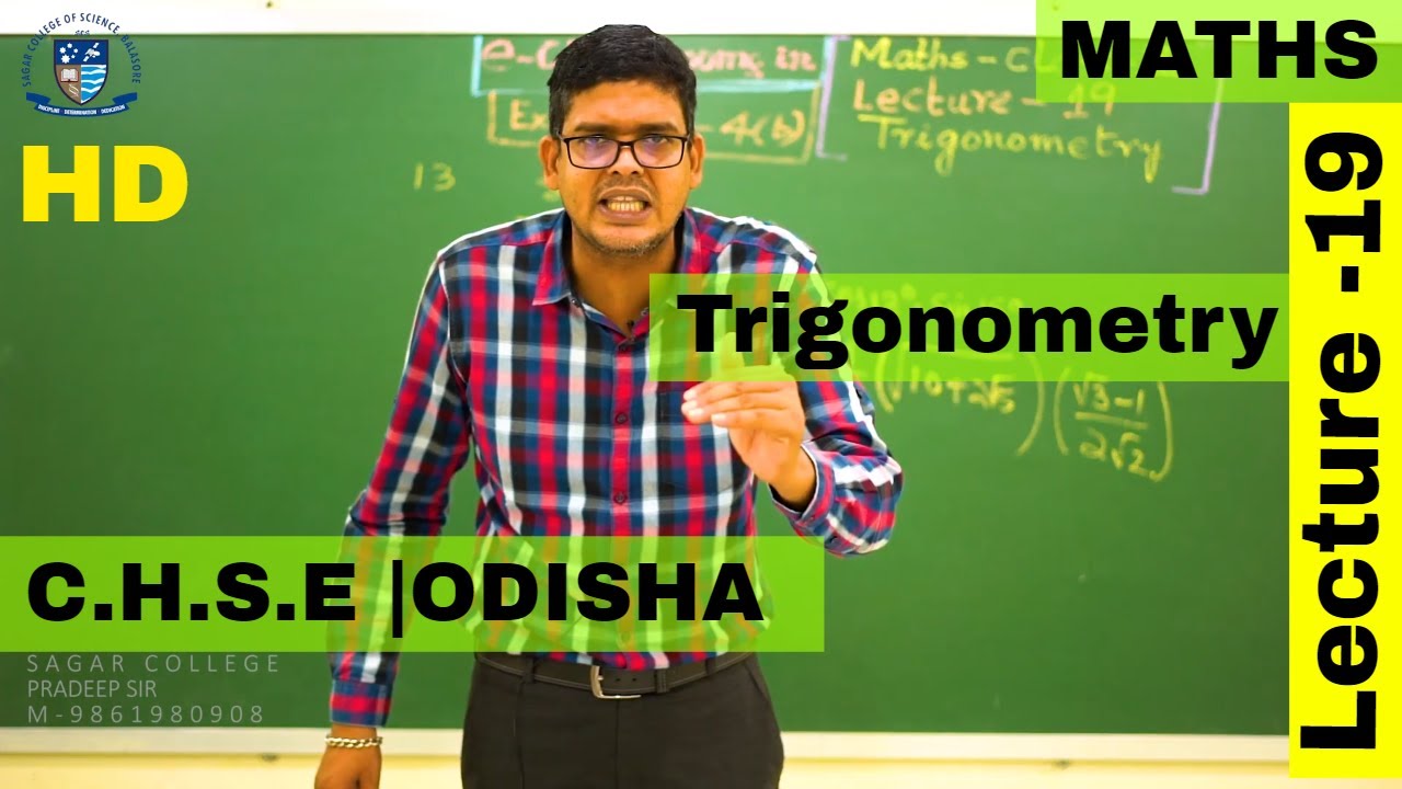Trigonometry | Lecture -19 | Odisha Board