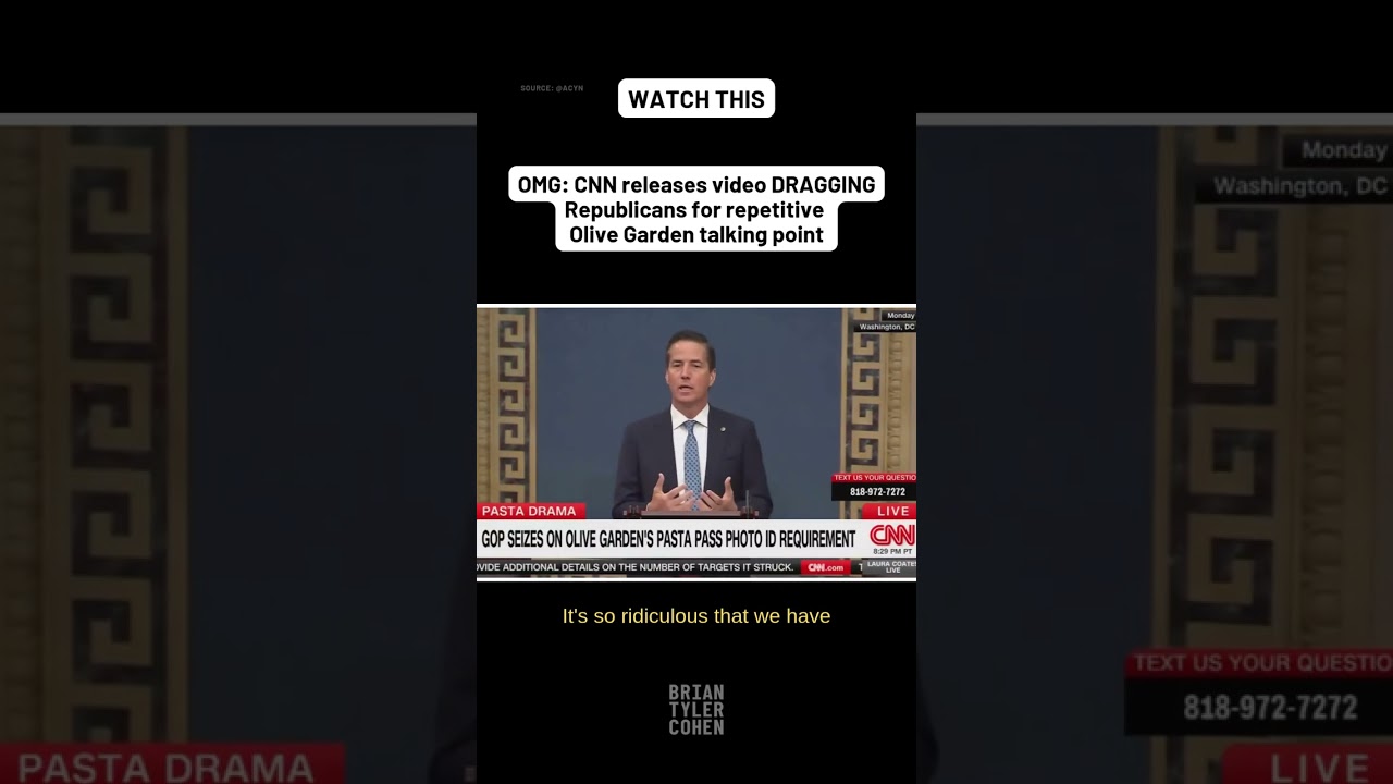 OMG: CNN releases video DRAGGING Republicans for repetitive Olive Garden talking point
