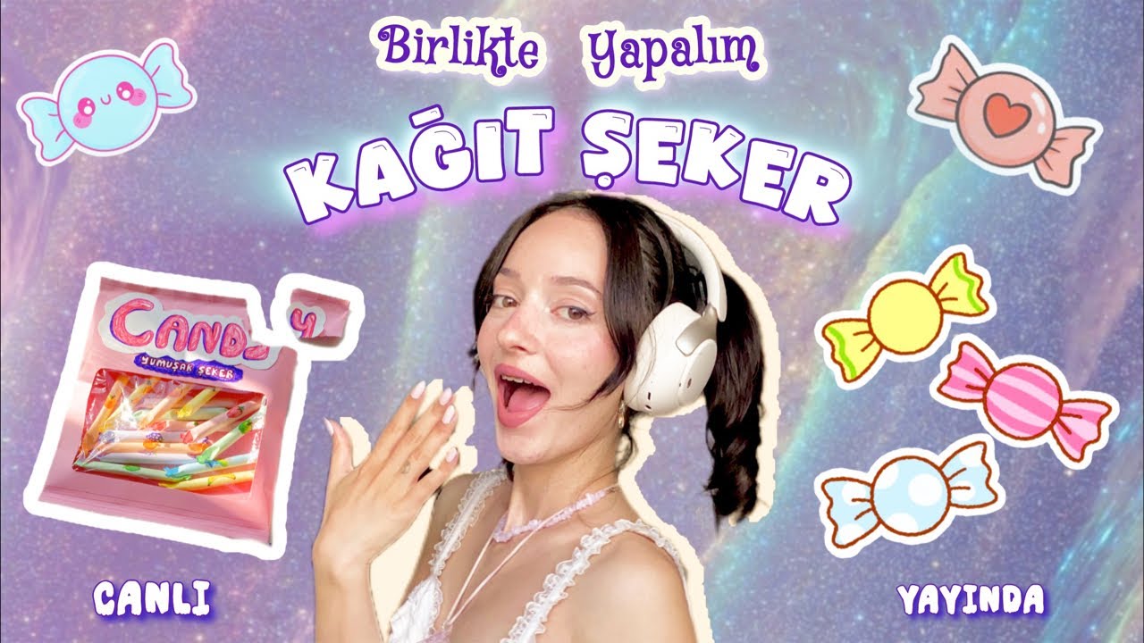 Kâğıttan Şekerleri  Birlikte Yapalım! 🍬🎀🐝