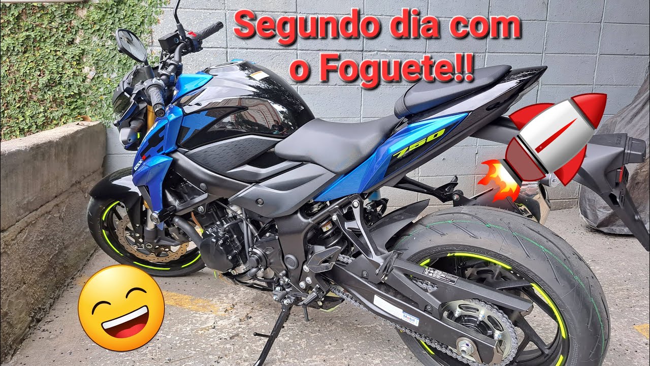 Segundo dia com o Foguete GSX-S750 2024