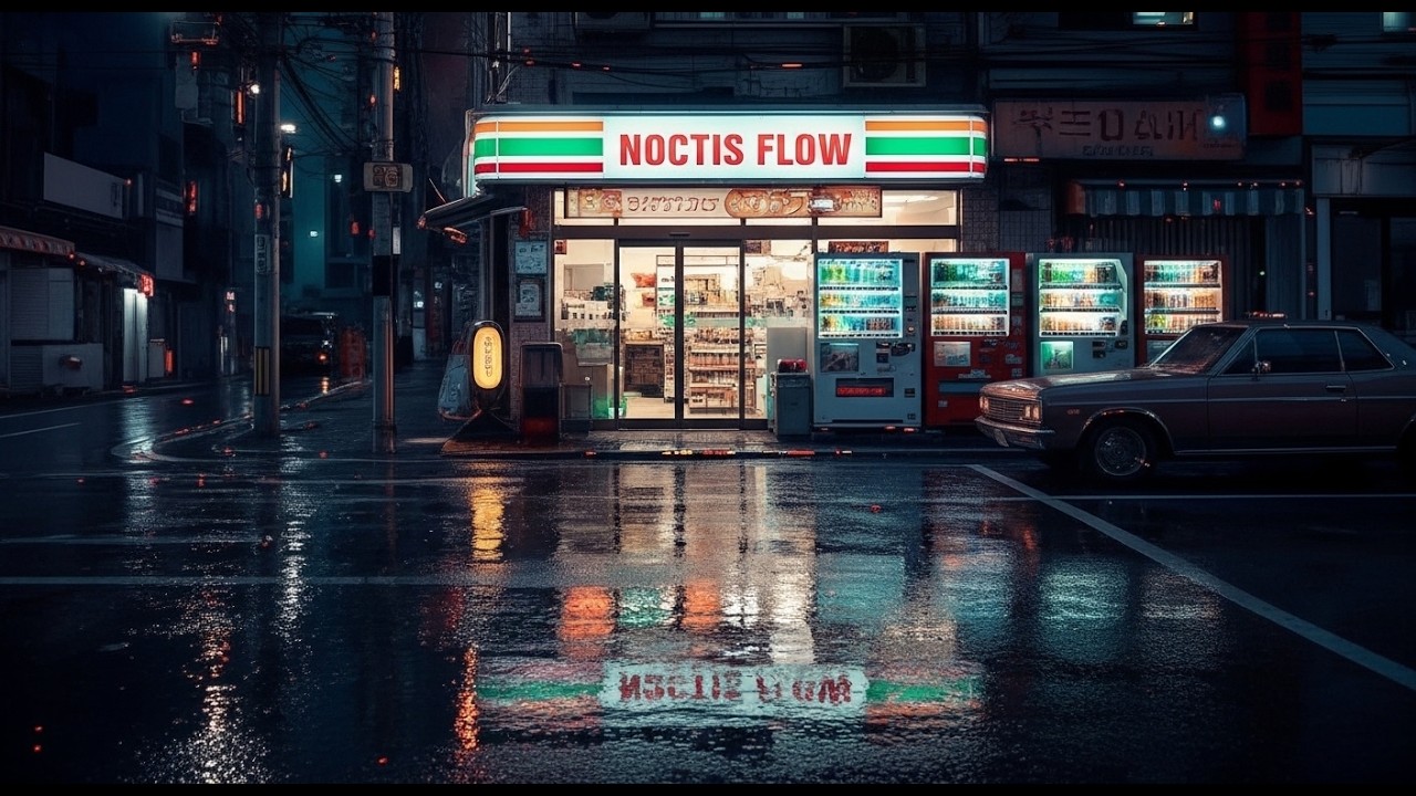 New York After Midnight 🌙 Lofi Sleep Mix with Rain Ambience For Relaxing By Noctis Flow