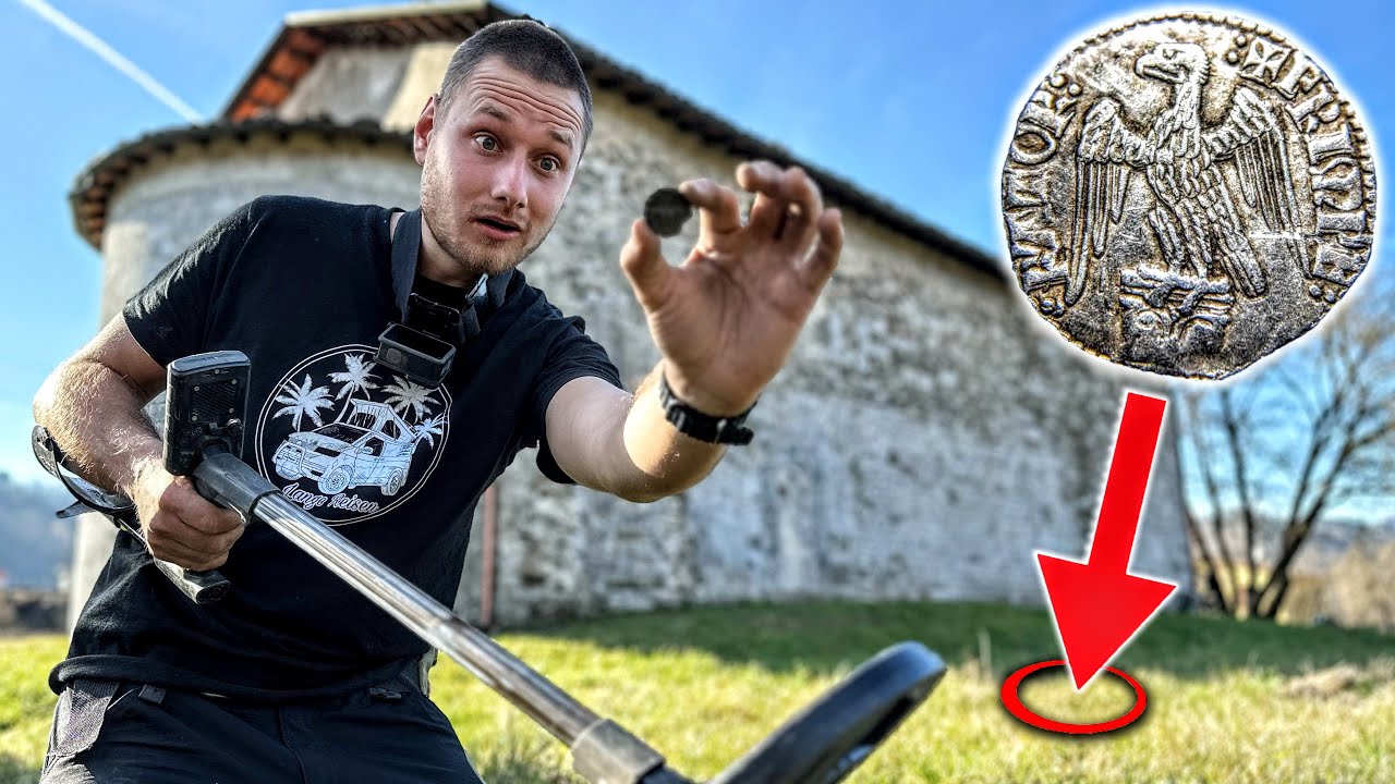 HIER lag unser BESTER FUND!! (Schatzsuche an der 800 Jahre alten Kirche)