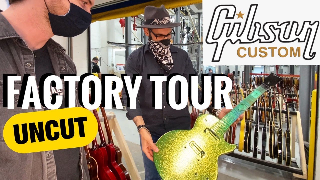 Экскурсия по заводу Gibson CUSTOM SHOP UNCUT