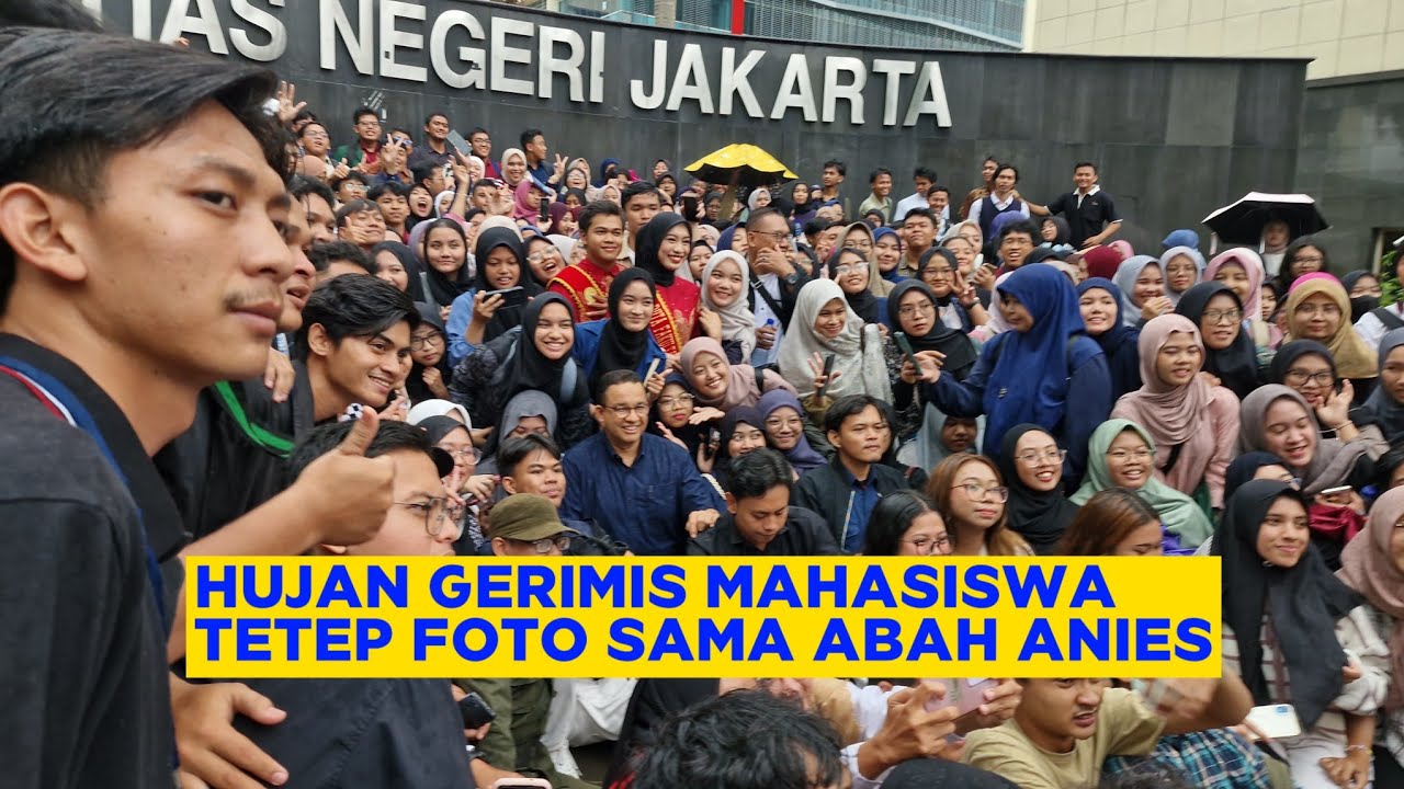 HUJAN-HUJAN YANG PENTING FOTO SAMA ABAH ANIES BASWEDAN