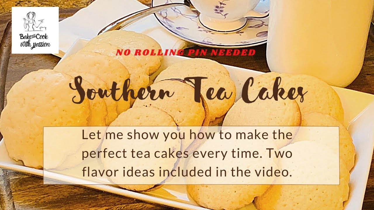 Make these Southern Tea Cakes without a rolling pin!