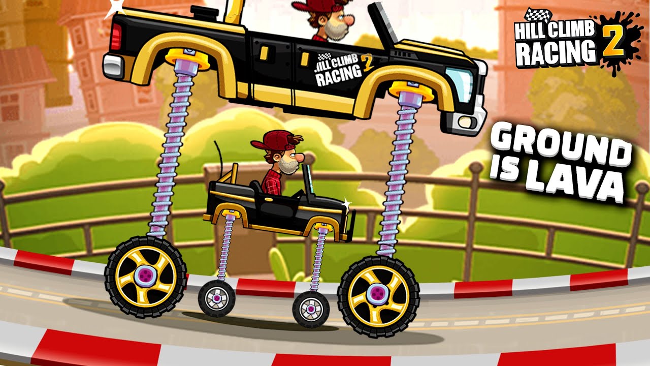 Hill Climb Racing 2 — ЗЕМЛЯ — ЭТО ЛАВА. Потрясающий игровой процесс.