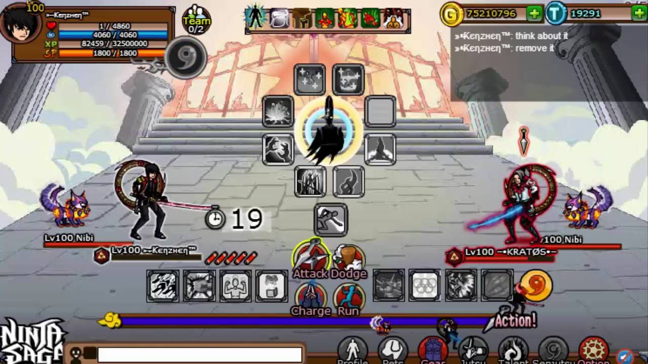 Ninja Saga PvP : Saint Power Raping