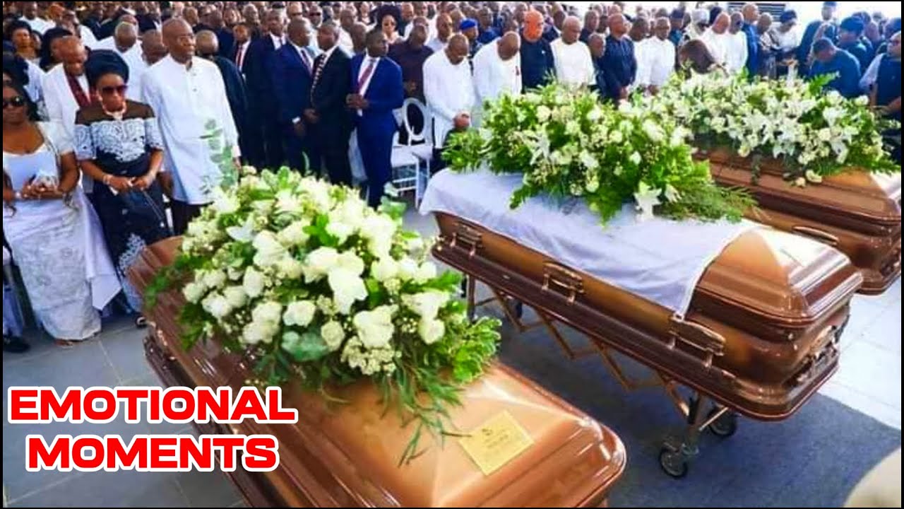 Herbert Wigwe, Chizoba, and Chizzi Emotional Church Service