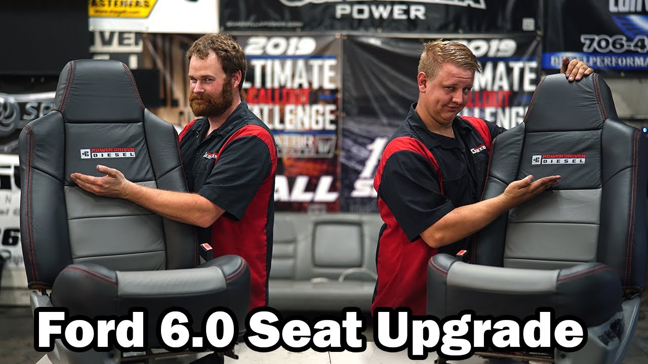 Ford Super Duty Truck Seat Re-Upholstery