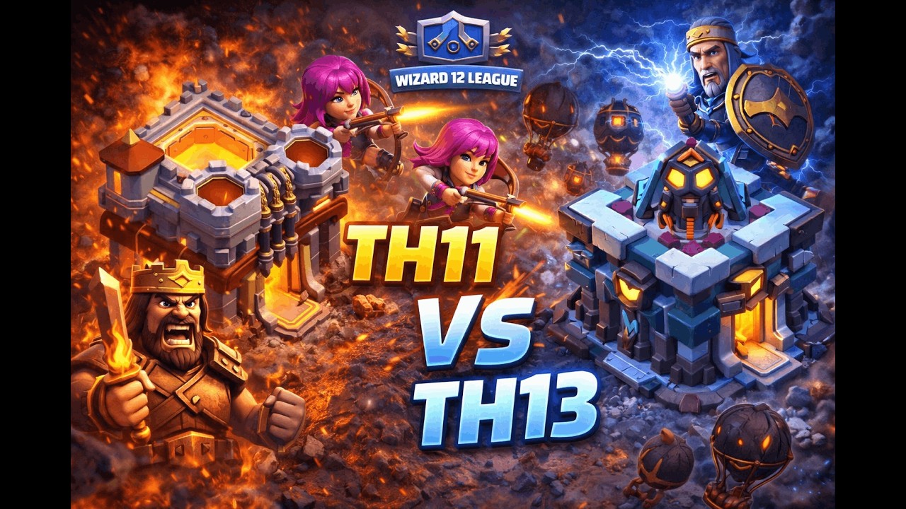 Worst Ranked Week Yet? 😭 TH11 vs TH13 Battles | Wizard 12 League