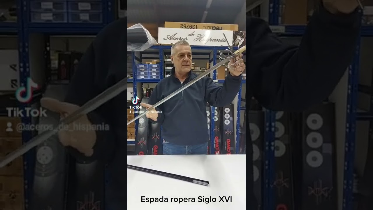 Espada ropera Siglo XVI #acerosdehispania #rapierfencing #rapier #sword #rapiers