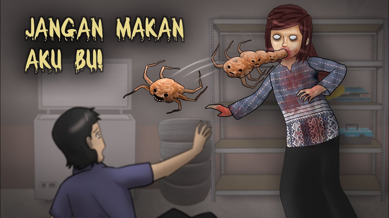 Ibuku Zombie – Boss galak jadi camilan enak #HORORMISTERI | Kartun Hantu, Animasi Horror