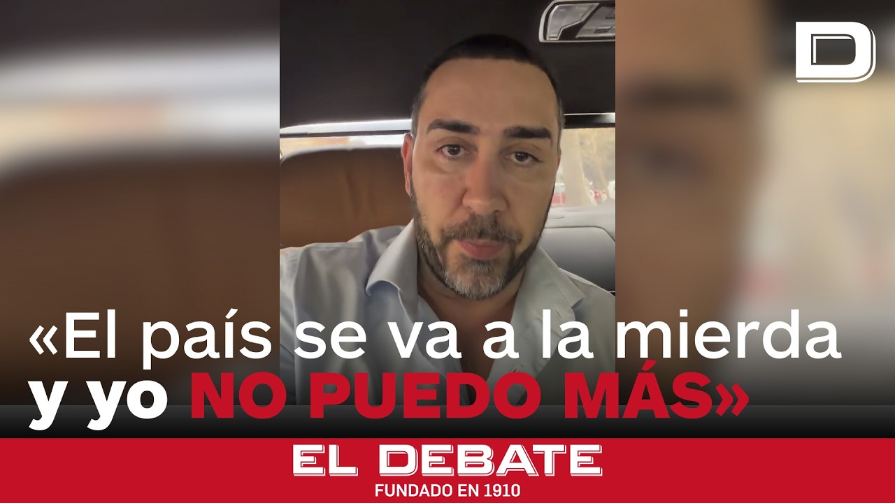 Aldama pide a PP y Vox que pacten cuanto antes: &laquo;Espa&ntilde;a se va a la mierda y yo solo no puedo&raquo;