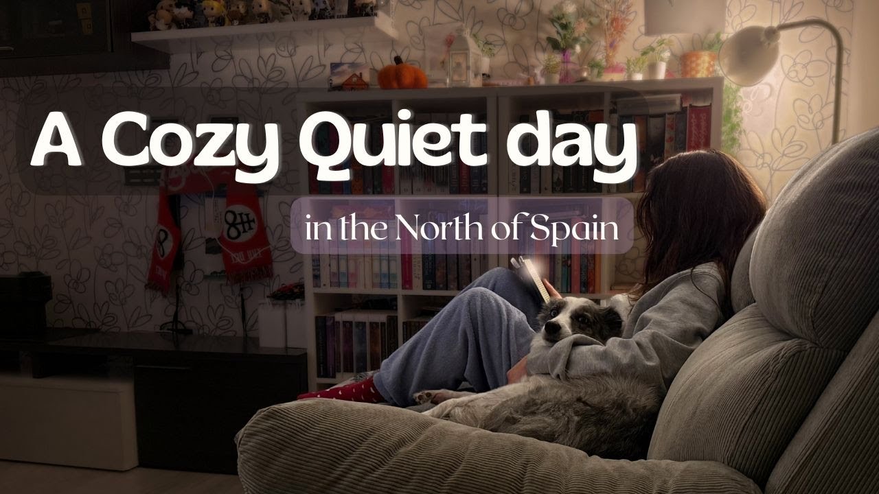 🌿 Silent Vlog 🌿 in the North of Spain: Cozy Winter Routine  | Reading & Coloring Night (No Talking)