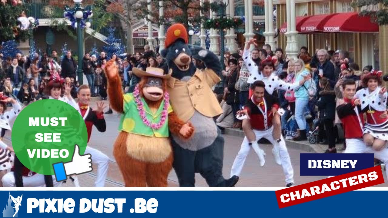 🌟Tuesday is Guest Star Day with Baloo & Louie in TaleSpin outfit in Disneyland Paris 2018