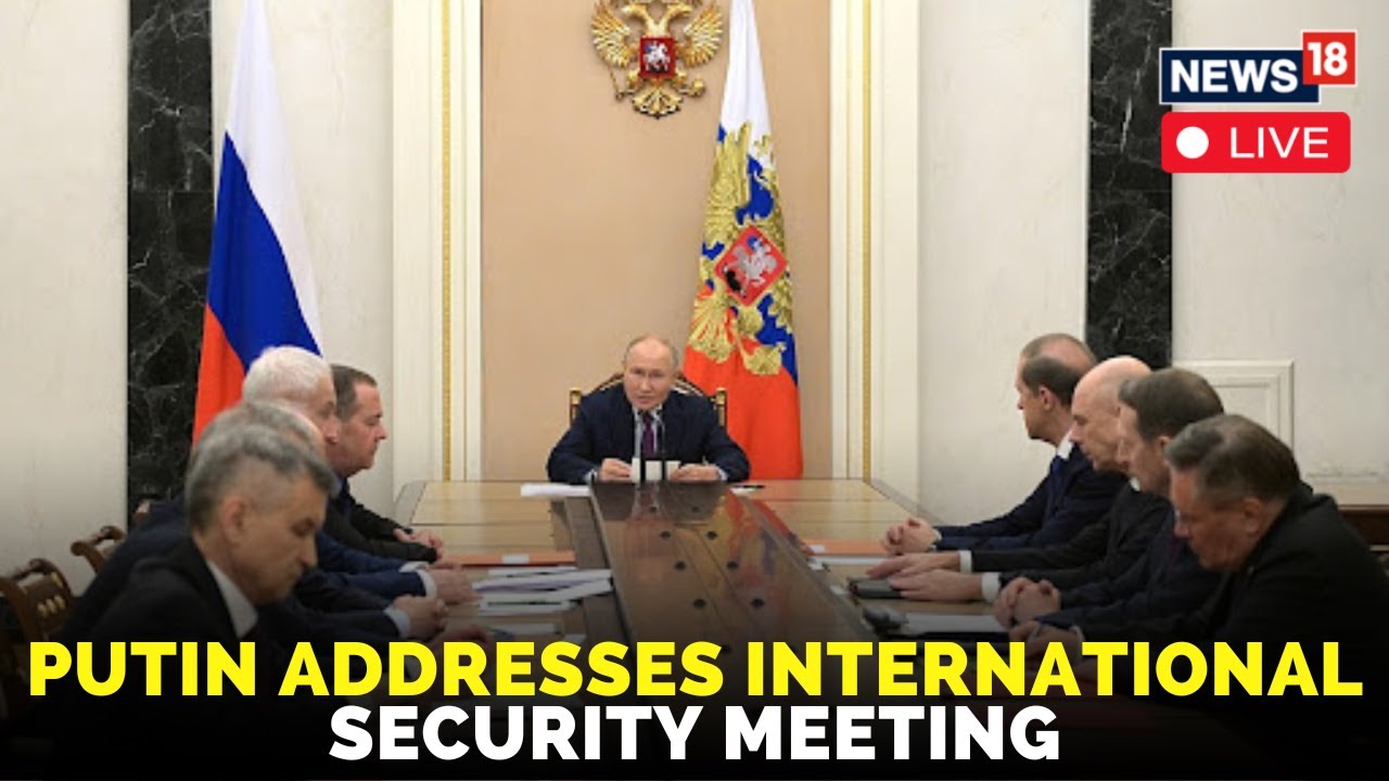Russian President Vladimir Putin Addresses International Security Meeting | Russia Live | N18G