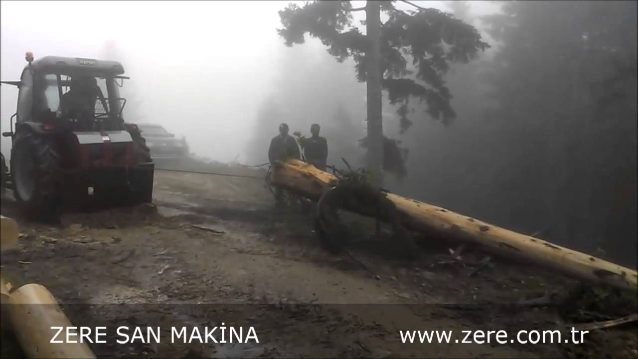 Zere 2X-154 Pro - Tomruk Çekme Vinci - Forestry Winch