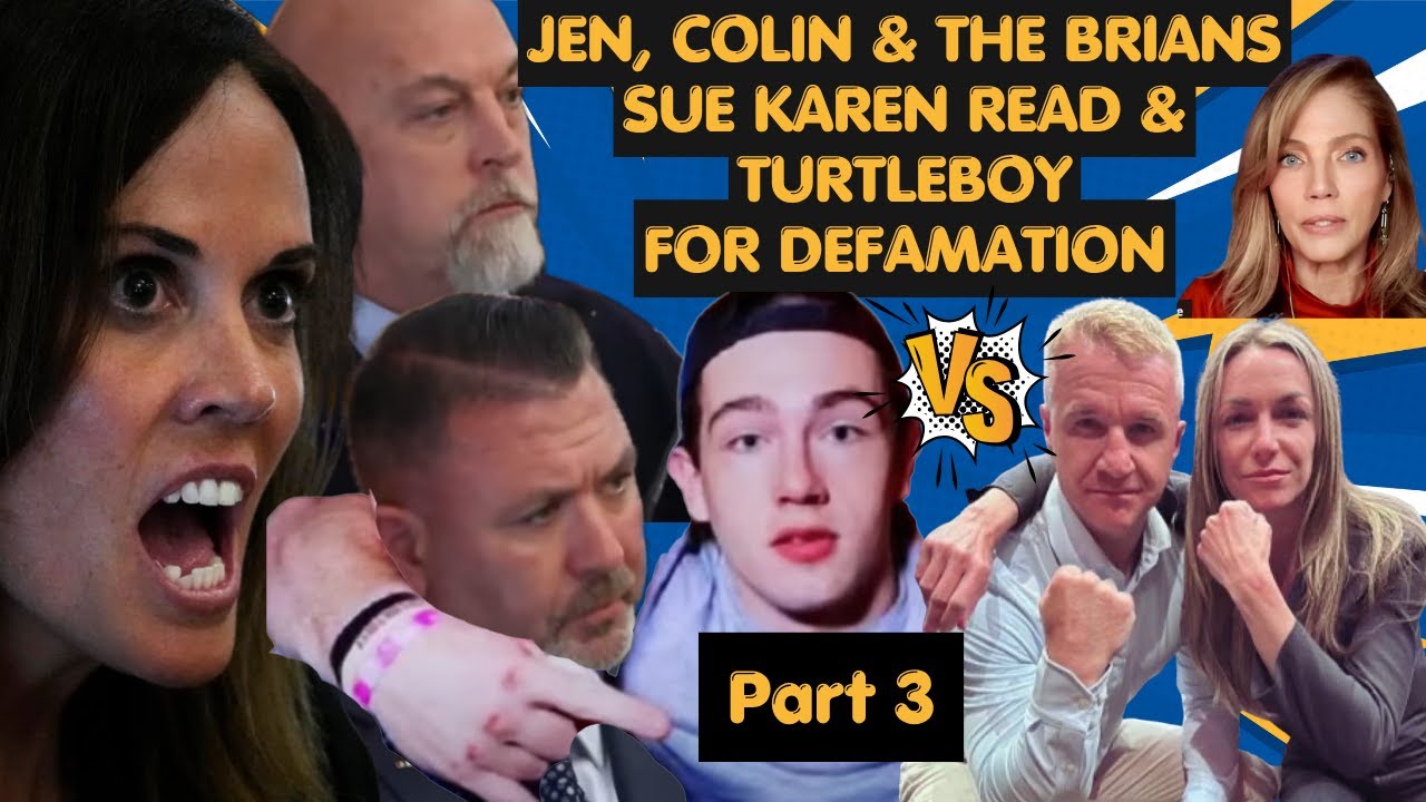 Part 3💥Karen Read & Turtleboy Sued by Jen McCabe, Brian & Colin Albert, Brian Higgins w/ hyperlinks!
