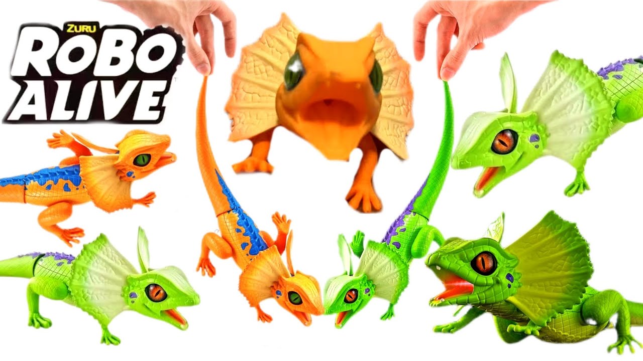 UNBOXING POPULAR SET TOYS ZURU | ROBO ALIVE LIZARDS 