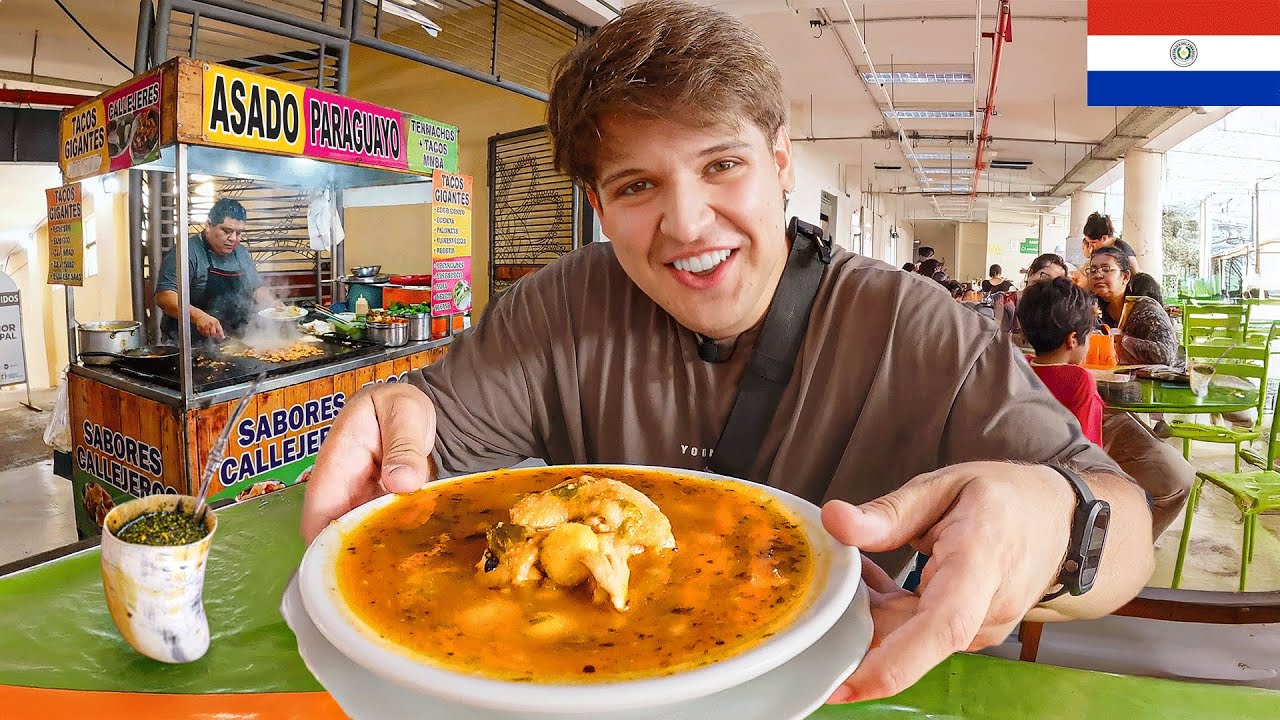Probando Comida CALLEJERA En Paraguay