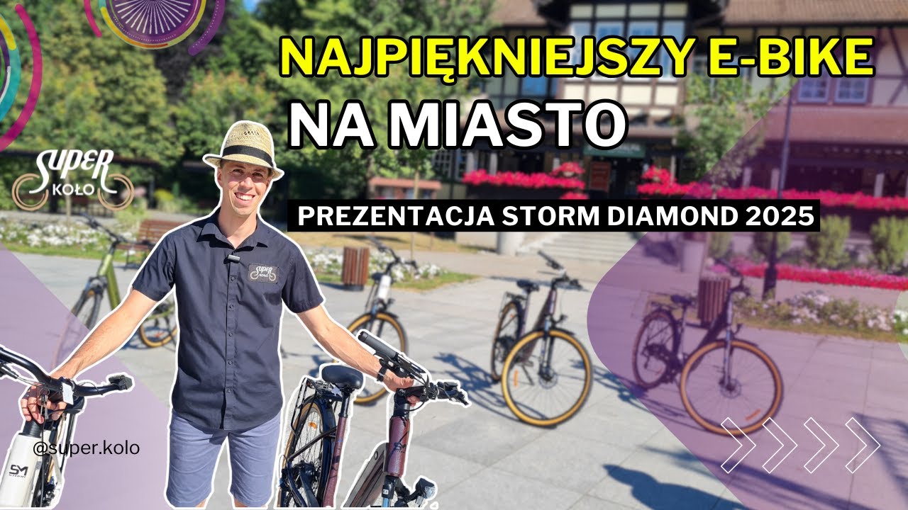 Piękny Polski miejski rower elektryczny za niską cenę! Poznaj Storm Diamond!