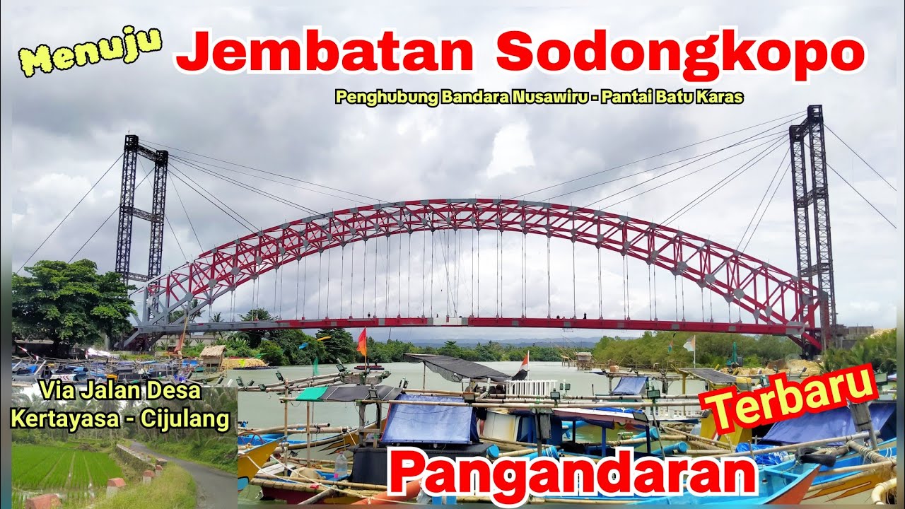 Menuju Jembatan Sodongkopo TERBARU Pangandaran via Jalan Pedesaan Kertayasa - Cijulang