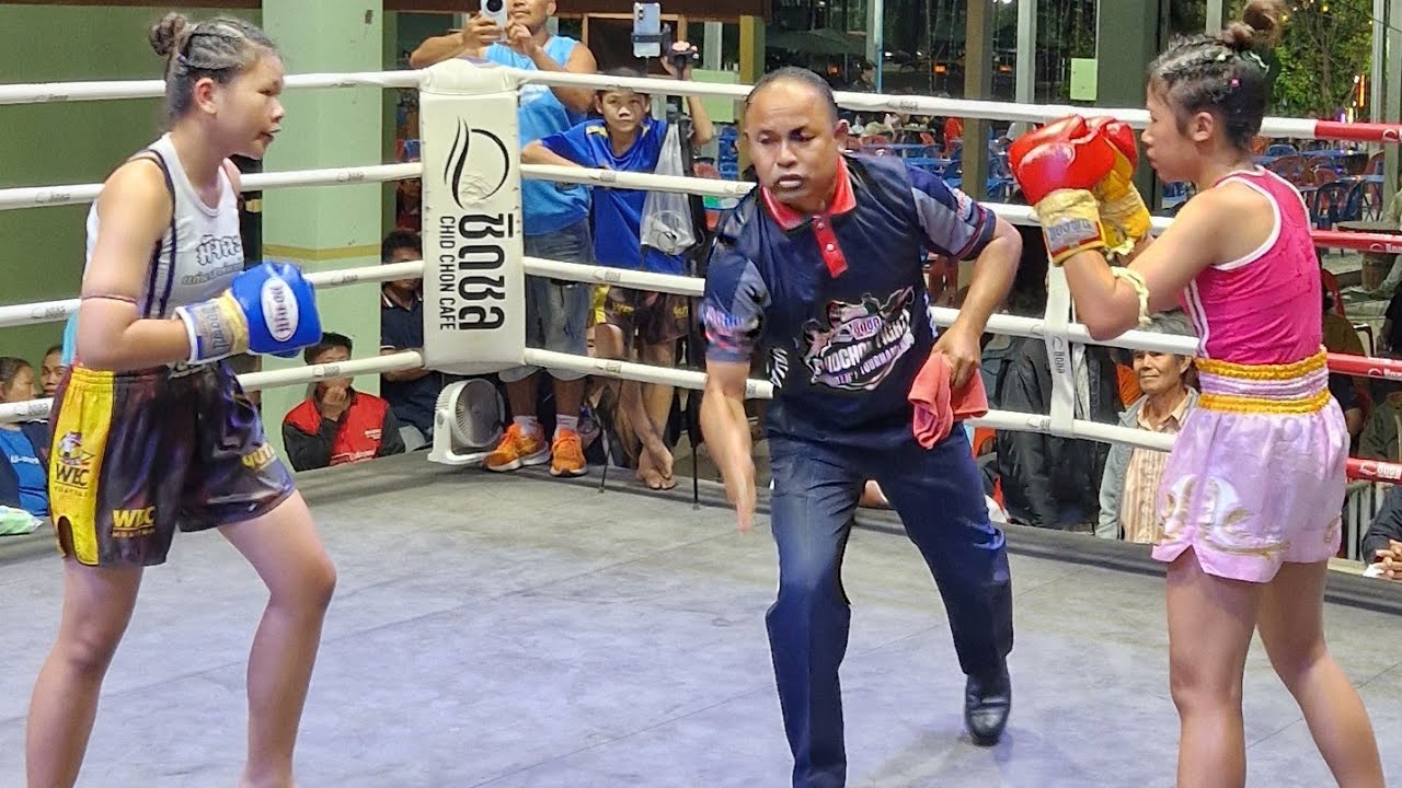 มาดูมวยเด้อ มวยรอบหญิง เวทีชิดชลคาเฟ่ #มวยไทย #มวยสด #muaythai
