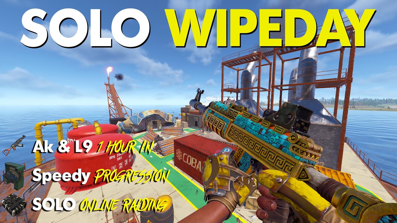 THE PERFECT SOLO START on HIGH POP! | 15,000 Hour SOLO | Official Vanilla Rust