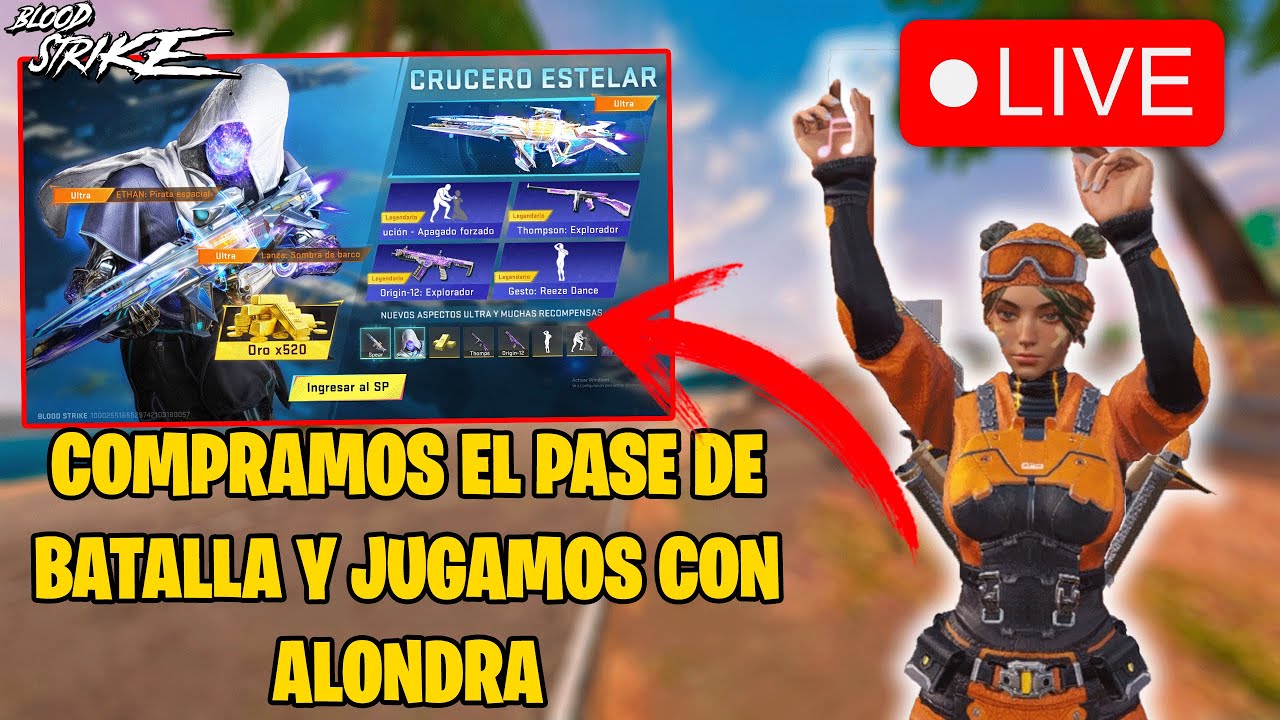 COMPRANDO EL PASE DE BATALLA Y JUGANDO CON ALONDRA! SU MANCO FAVORITO JUGANDO