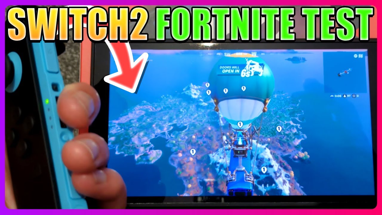 Install Fortnite On Switch 2 + Gameplay Test