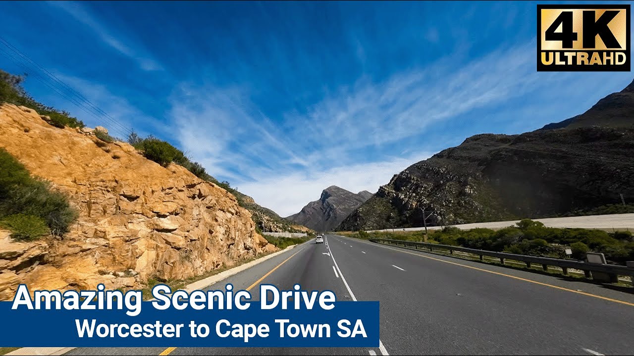 🇿🇦 4K | Drive from Worcester Into Cape Town South Africa : 4K Ultra HD Drive
