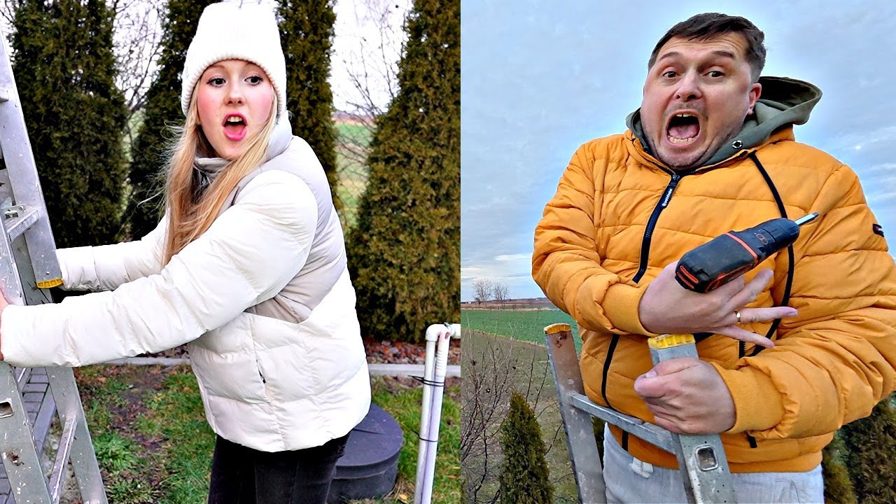 TATA SPADŁ&nbsp;Z DRABINY !