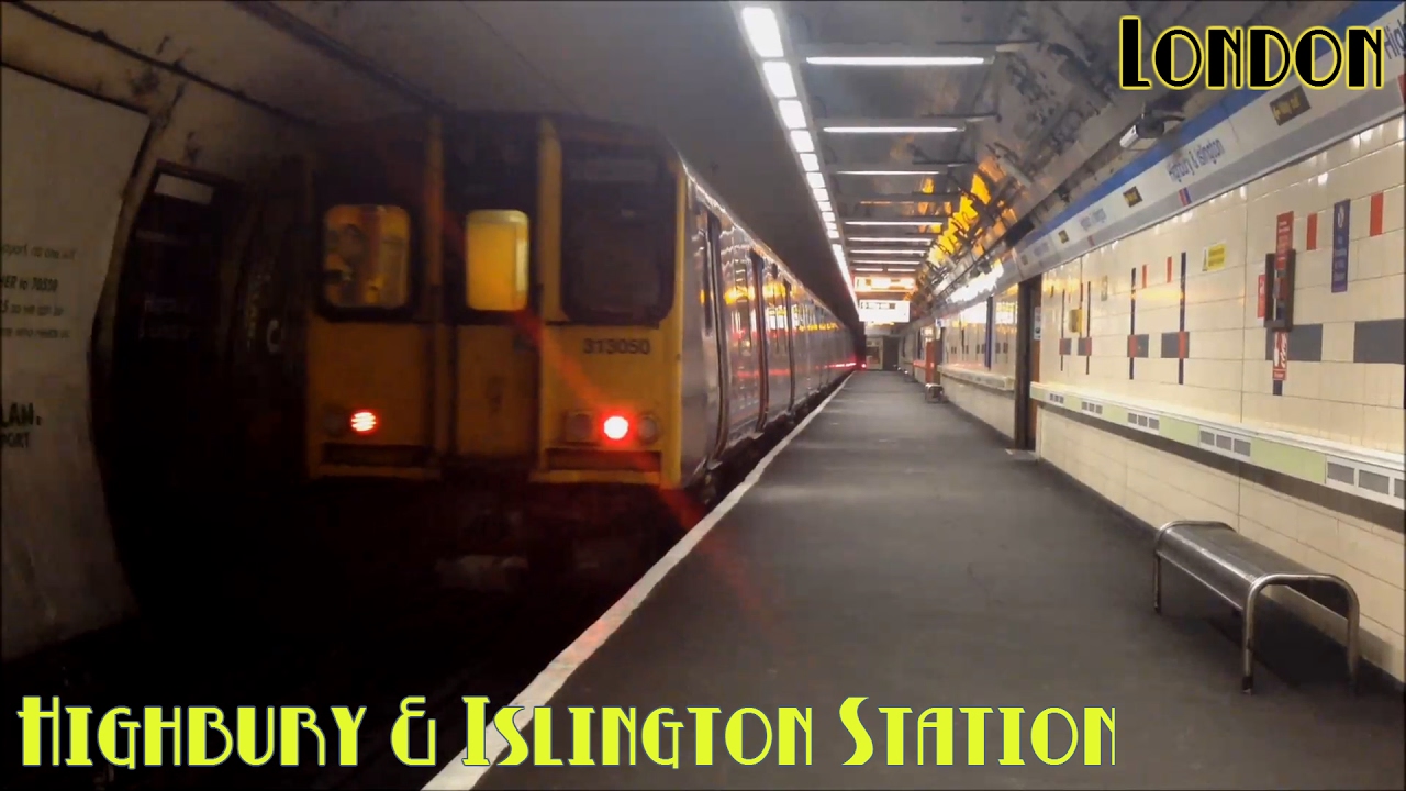 Cтанция Лондон Хайбери и Ислингтон | Northern City Line ( British Rail Class 313 )