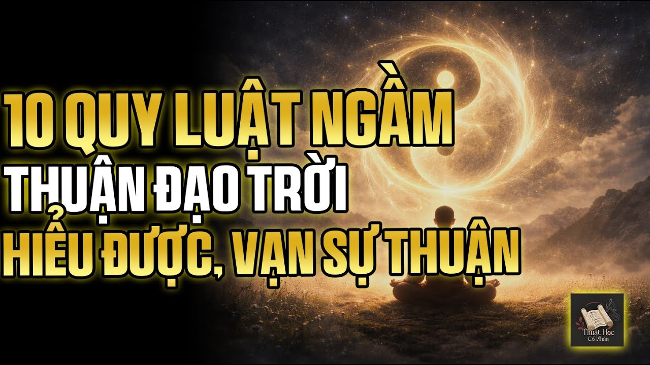 Cổ Nhân Dạy: 10 Quy Luật Ngầm Thuận Đạo Trời – Hiểu Được, Vạn Sự Thuận | Thuật Học Cổ Nhân