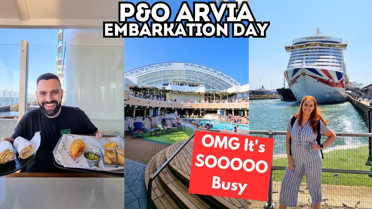 День посадки на лайнер P&O Arvia — посадка на *НОВЕЙШИЙ КОРАБЛЬ* во флоте P&O